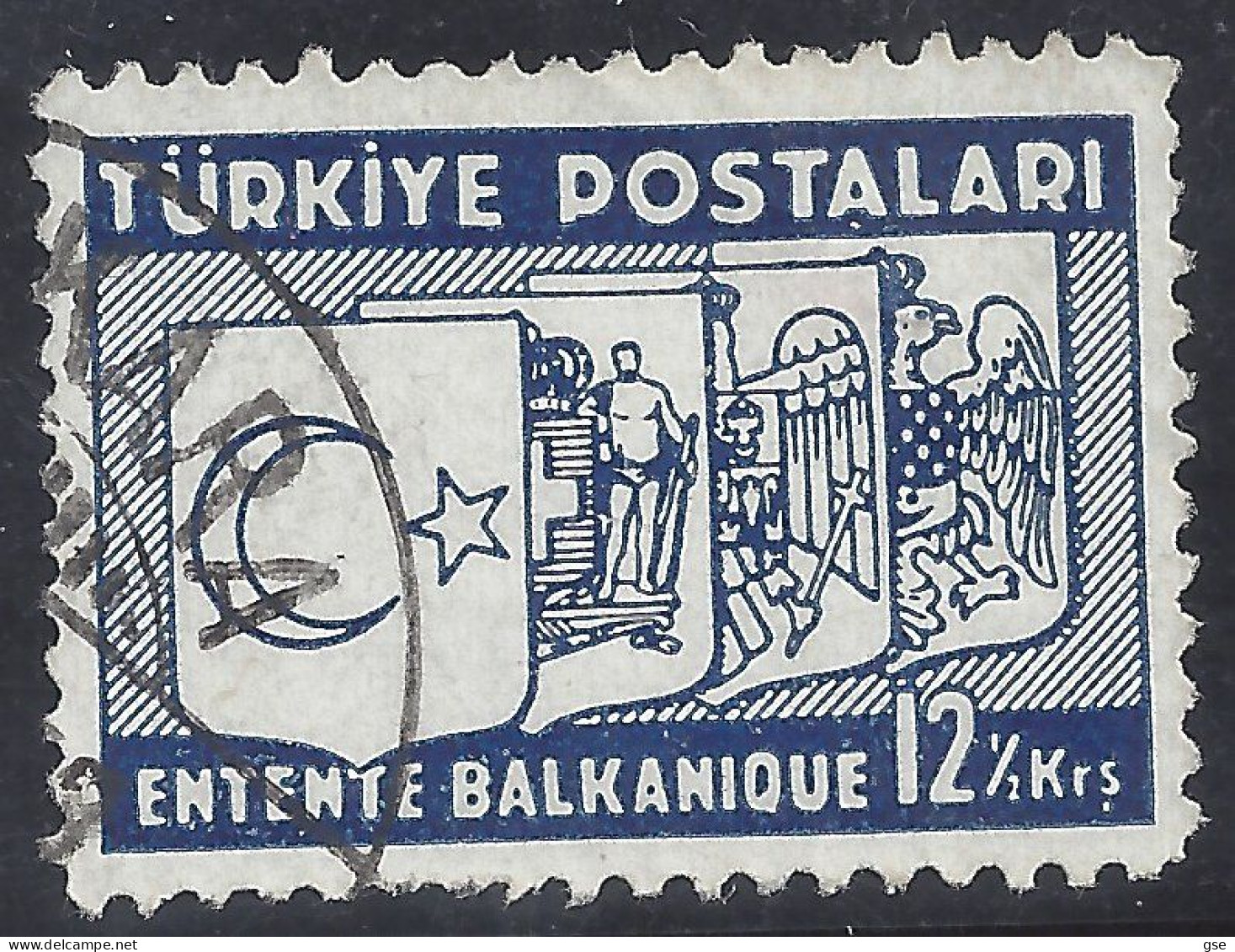 TURCHIA 1937 - Yvert 883° - Intesa | - Used Stamps