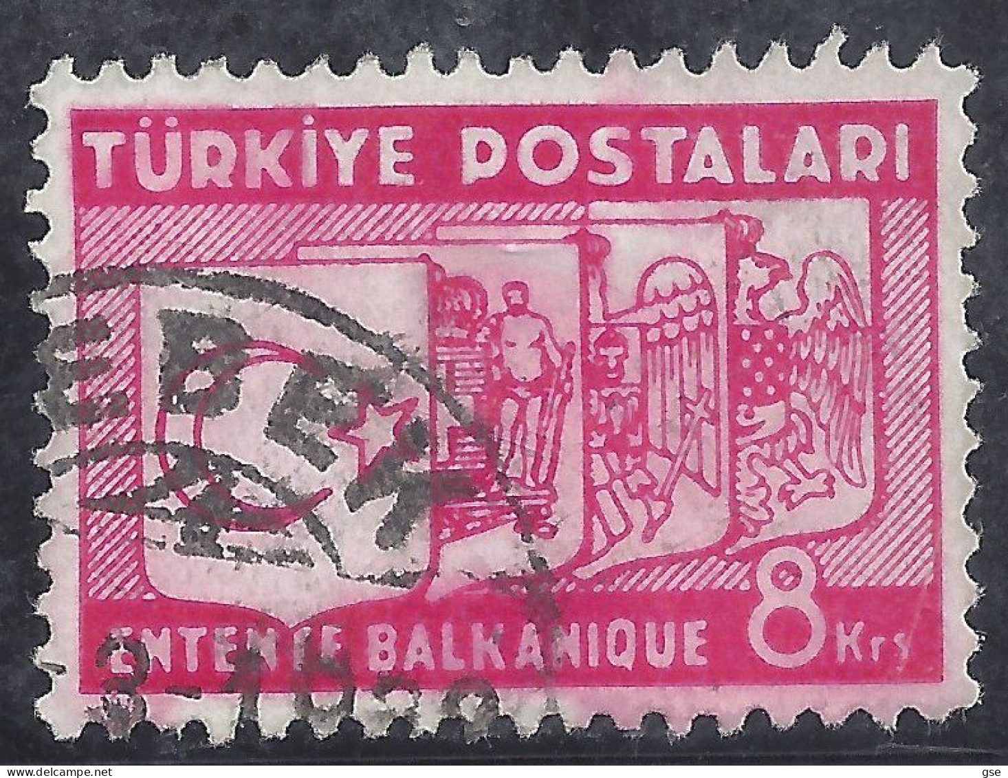 TURCHIA 1937 - Yvert 882° - Intesa | - Used Stamps