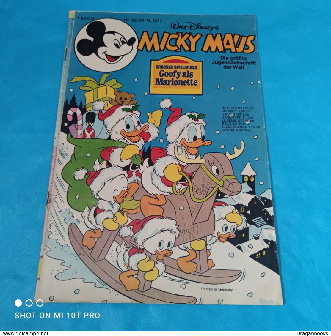 Micky Maus Nr. 52 -  24.12.1977 - Walt Disney