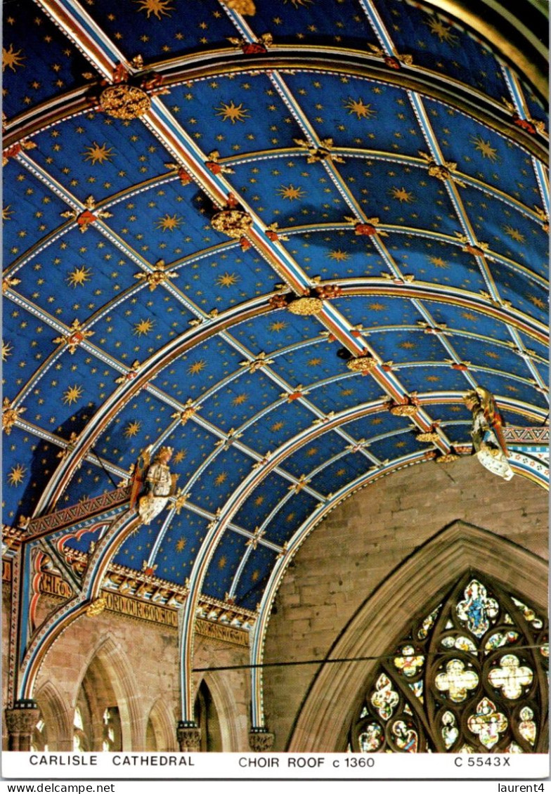 5-10-2023 (3 U 23) UK - Carlisle Cathedral (Choir Roof) - Eglises Et Cathédrales