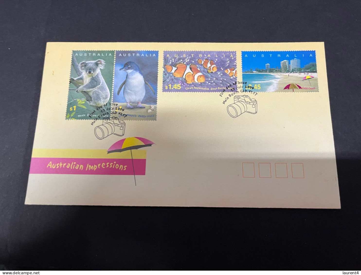 5-10-2023 (3 U 24B) AUSTRALIA FDC - Australian Impressions (2008) - Cocos (Keeling) Islands