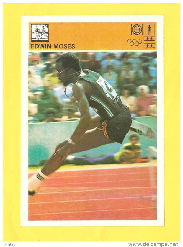 Svijet Sporta Card - Athletics, Edwin Moses - Athlétisme