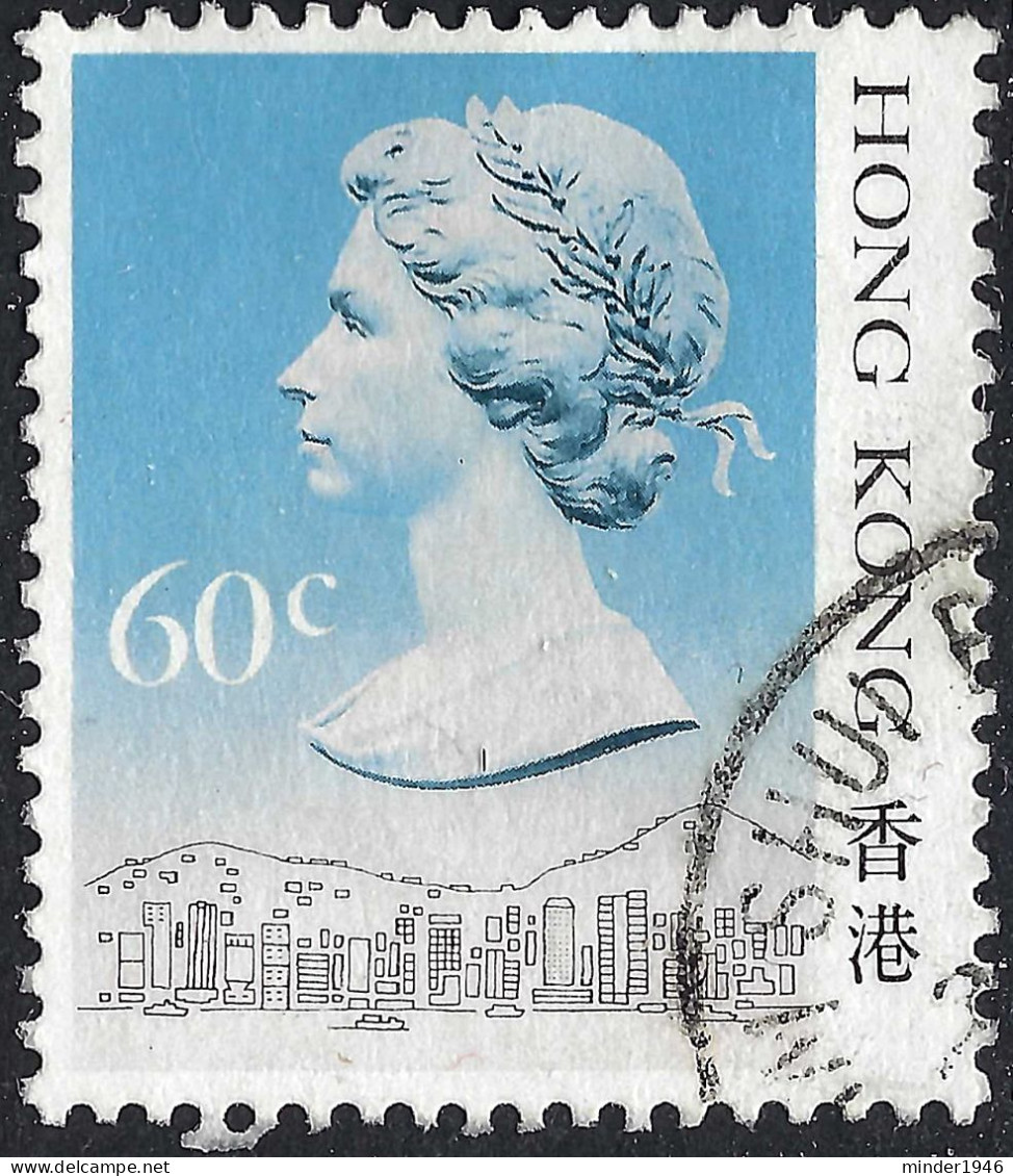 HONG KONG 1987 QEII 60c Multicoloured, No Date SG541b FU - Gebraucht