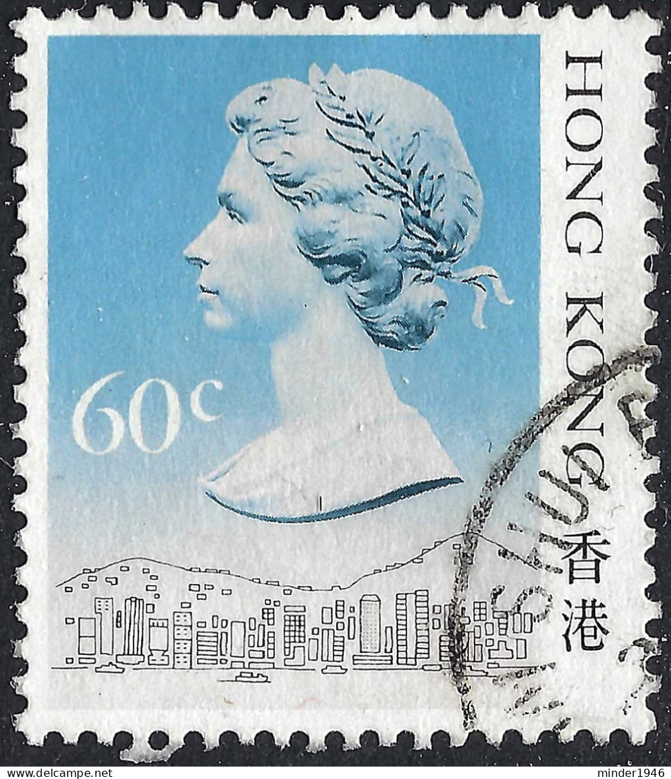 HONG KONG 1987 QEII 60c Multicoloured, No Date SG541b FU - Gebruikt