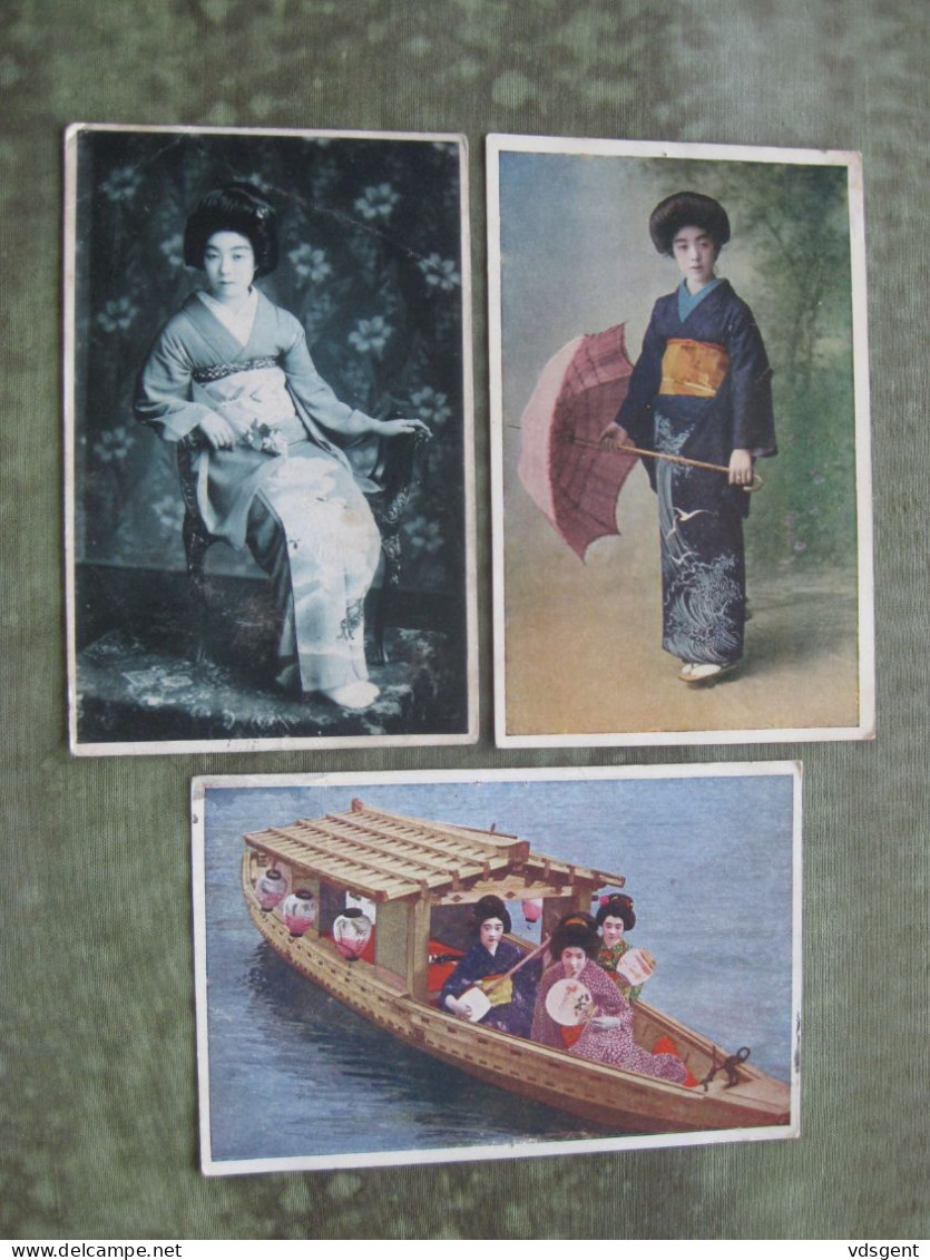 JAPAN - 4 OLD POSTCARDS - Colecciones Y Lotes