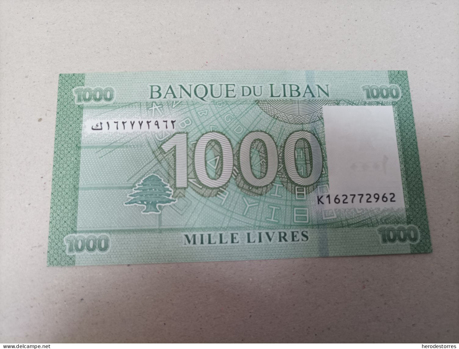 Billete De Líbano De 1000 Libras, UNC - Liban