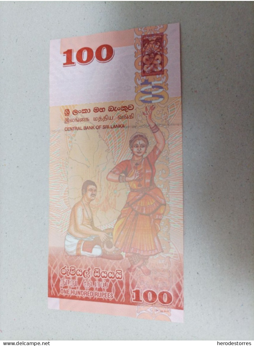 Billete De SRI LANKA De 100 Rupias, Año 2020, UNC - Sri Lanka