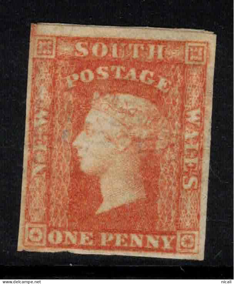 NSW 1856 1d Carmine-vermilion QV SG 108 HM #CEF0 - Mint Stamps