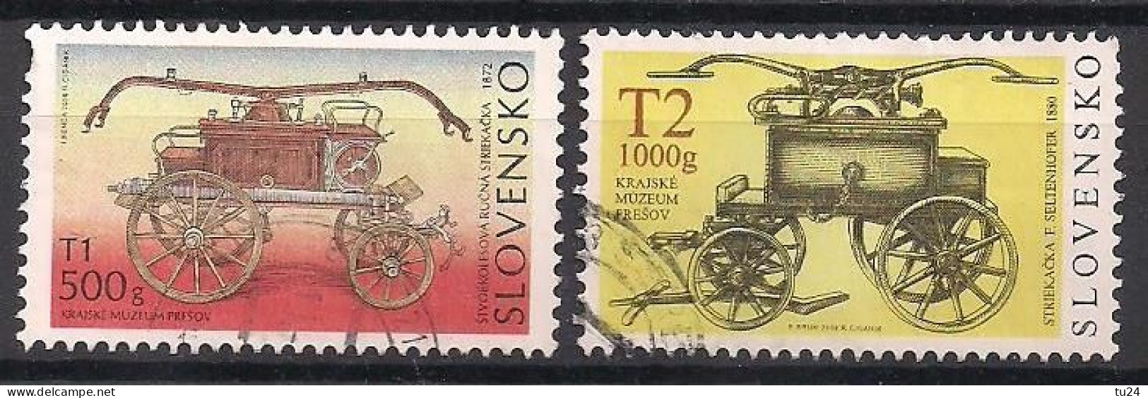 Slowakei  (2008)  Mi.Nr.  579 + 580  Gest. / Used  (4bc31) - Oblitérés