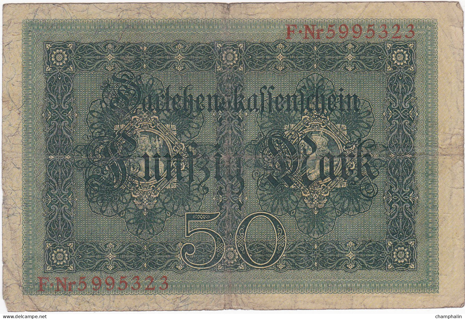 Allemagne - Billet De 50 Mark - 5 Août 1914 - P49a - 50 Mark