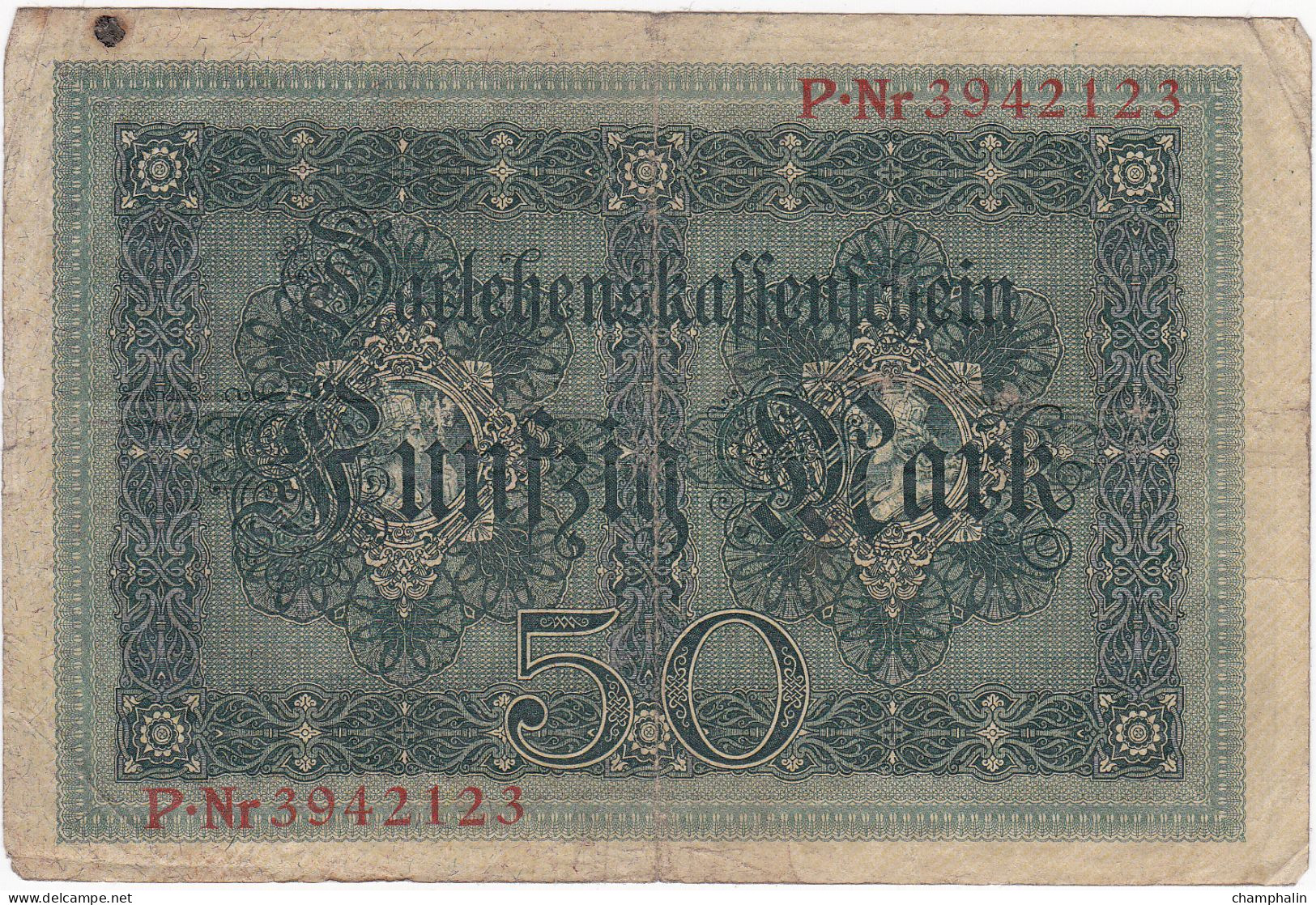 Allemagne - Billet De 50 Mark - 5 Août 1914 - P49b - 50 Mark