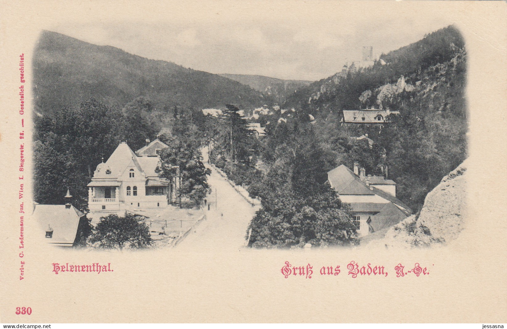 AK - NÖ - Gruss Aus Baden - Im Helenental - 1900 - Baden Bei Wien