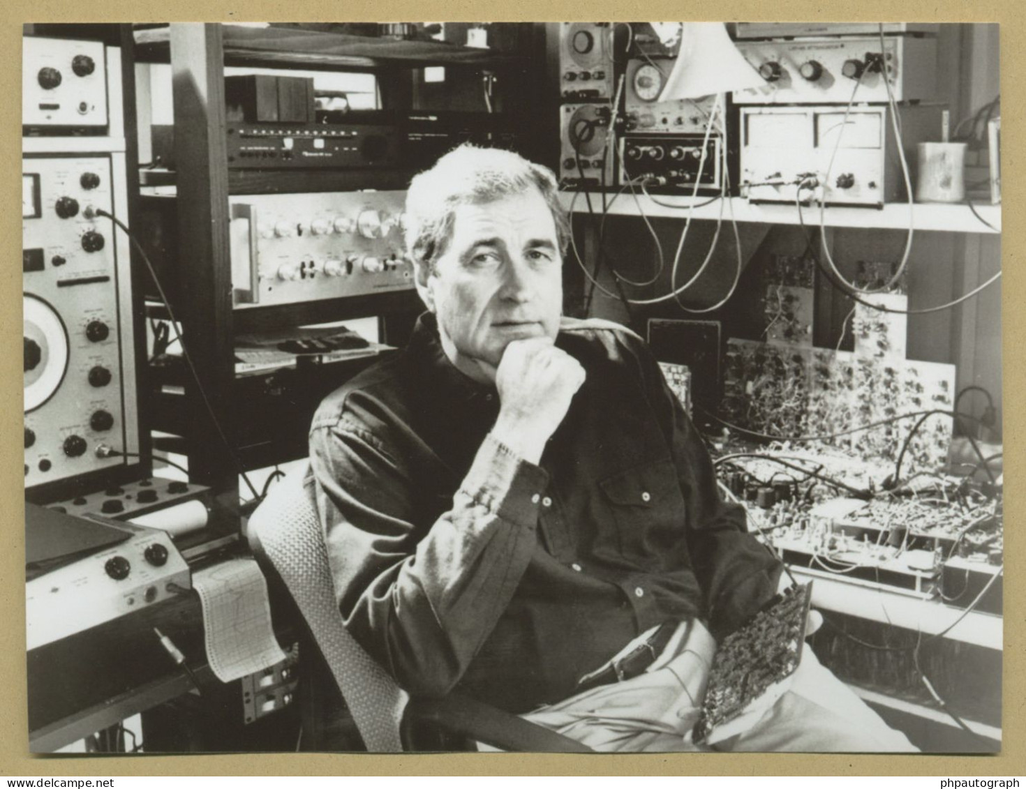 Ray Dolby (1933-2013) - American Engineer - Dolby NR - Rare Signed Card + Photo - Uitvinders En Wetenschappers