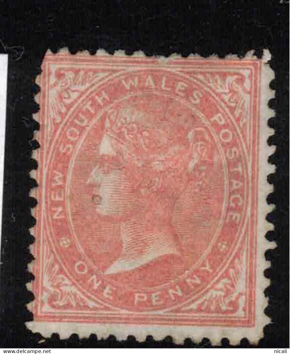 NSW 1871 1d Dull Red P13 QV SG 207 HM #CEF2 - Mint Stamps