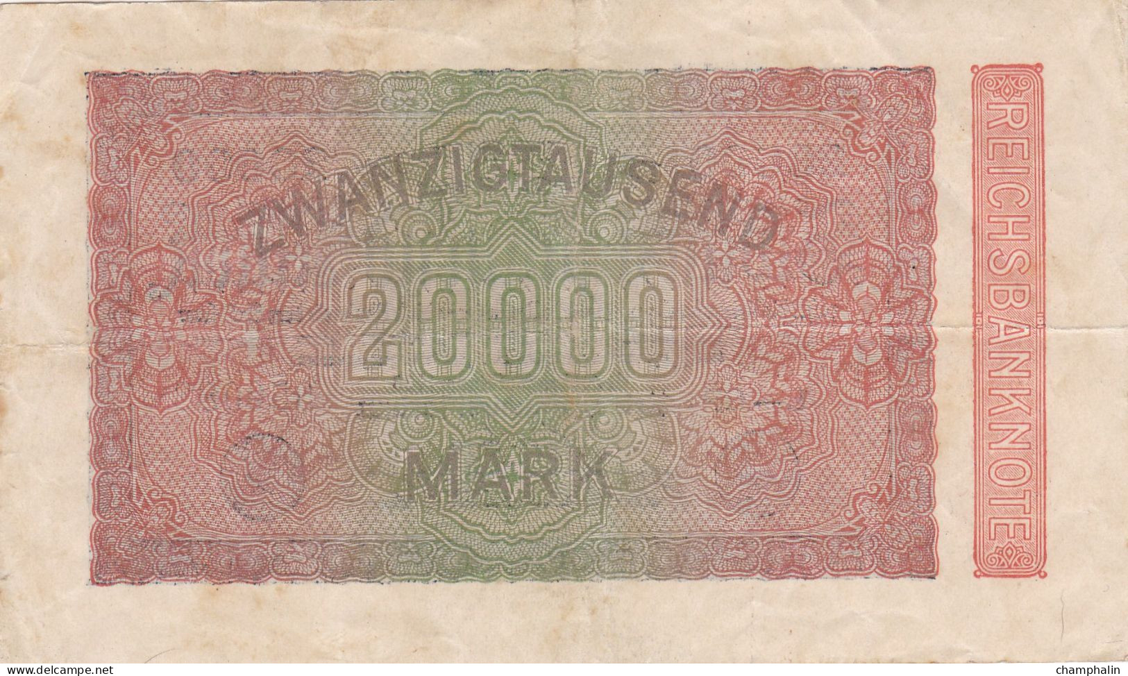 Allemagne - Billet De 20000 Mark - 20 Février 1923 - P85b - 20.000 Mark