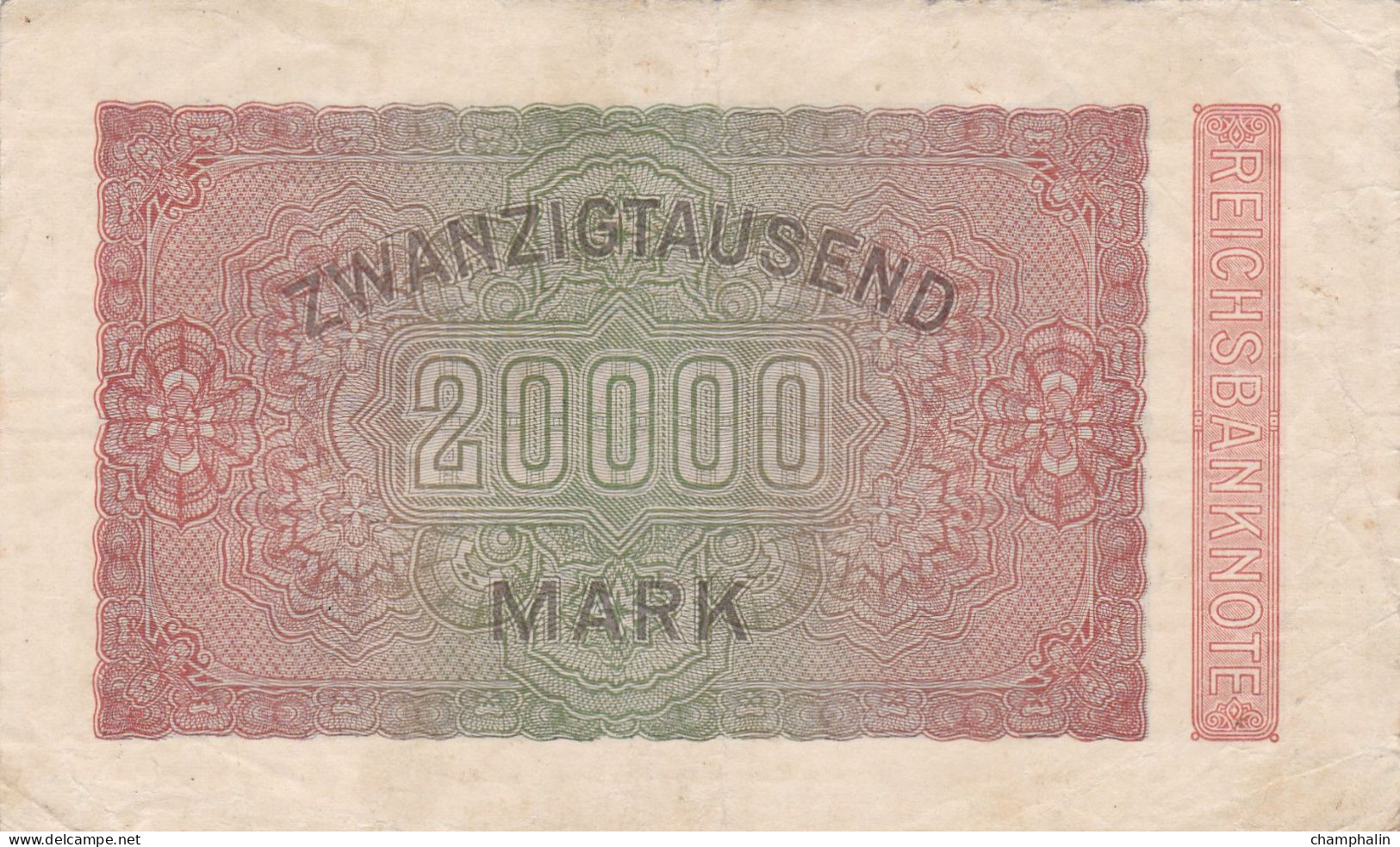 Allemagne - Billet De 20000 Mark - 20 Février 1923 - P85e - 20000 Mark