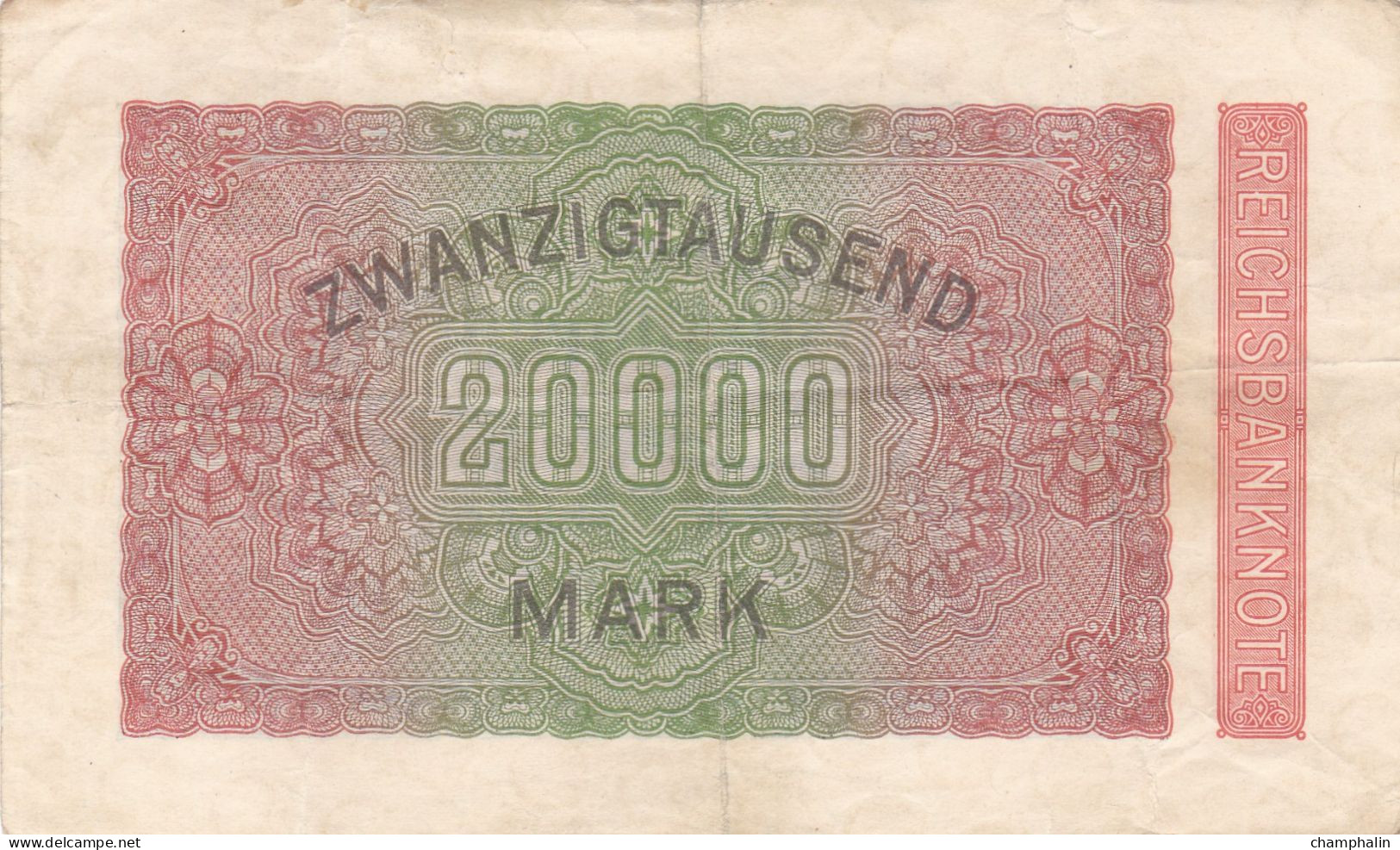 Allemagne - Billet De 20000 Mark - 20 Février 1923 - P85a - 20000 Mark