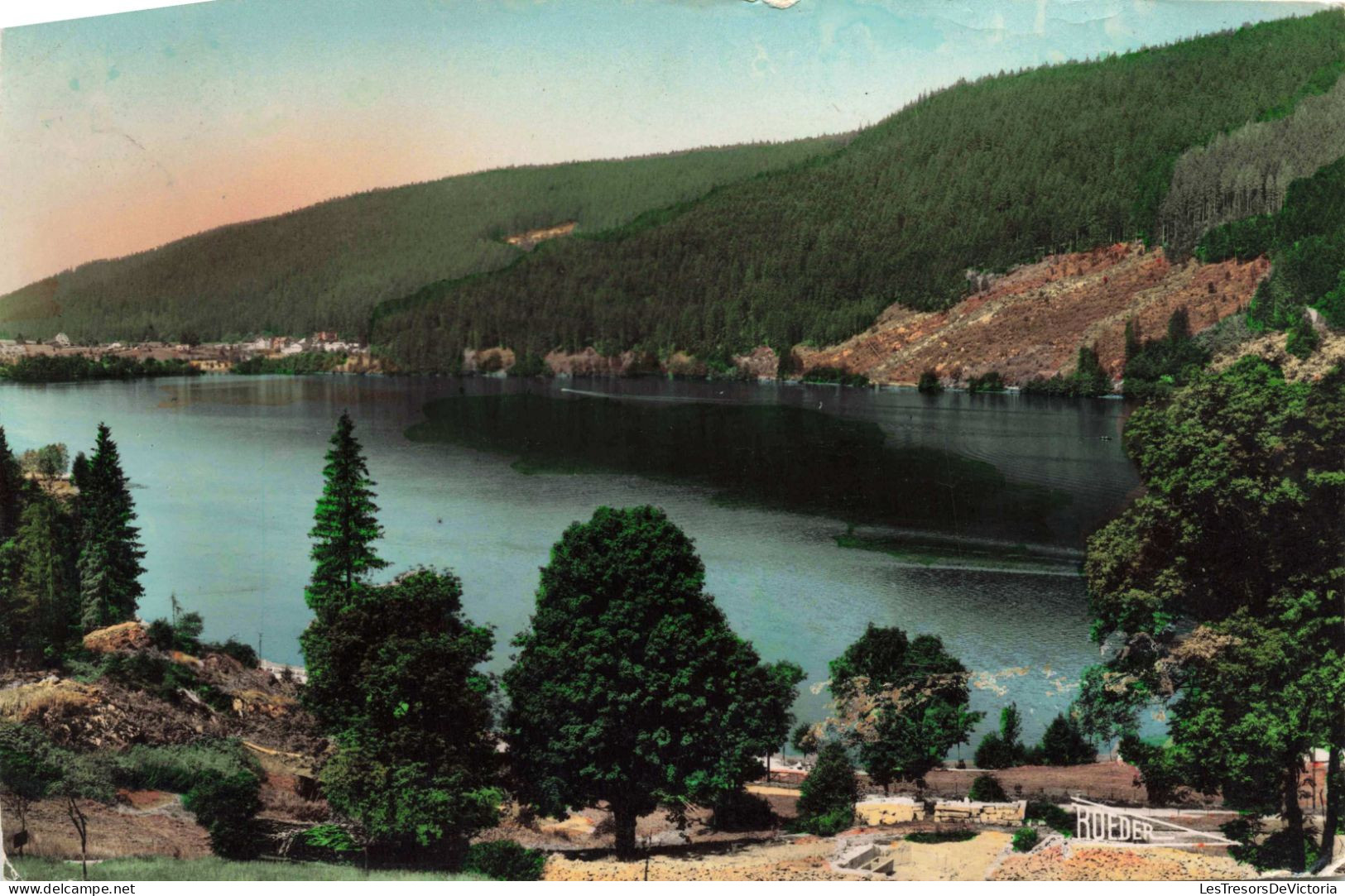 FRANCE - Gerardmer - Le Lac Vu De La Route De La Vagney - Colorisé - Carte Postale Ancienne - Gerardmer
