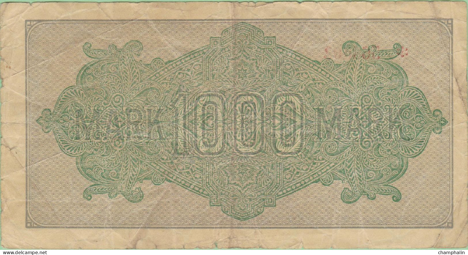 Allemagne - Billet De 1000 Mark - 15 Septembre 1922 - P76b - 1000 Mark