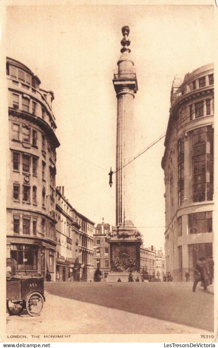 ROYAUME UNI - Londres  - The Monument - Carte Postale Ancienne - Autres & Non Classés