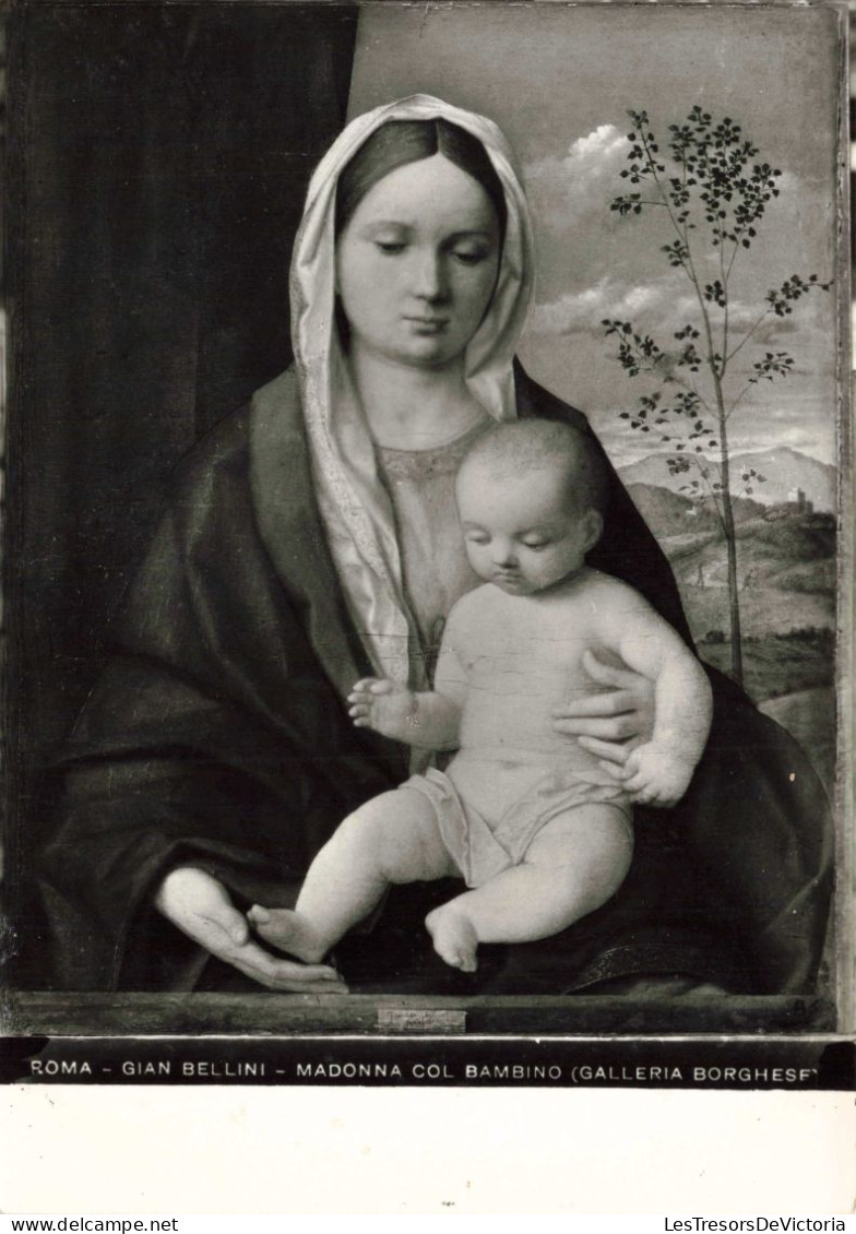 ITALIE - Roma - Gian Bellini - Madonna Col Bambino (Galleria BORGHESEY) - Carte Postale Ancienne - Andere Monumente & Gebäude