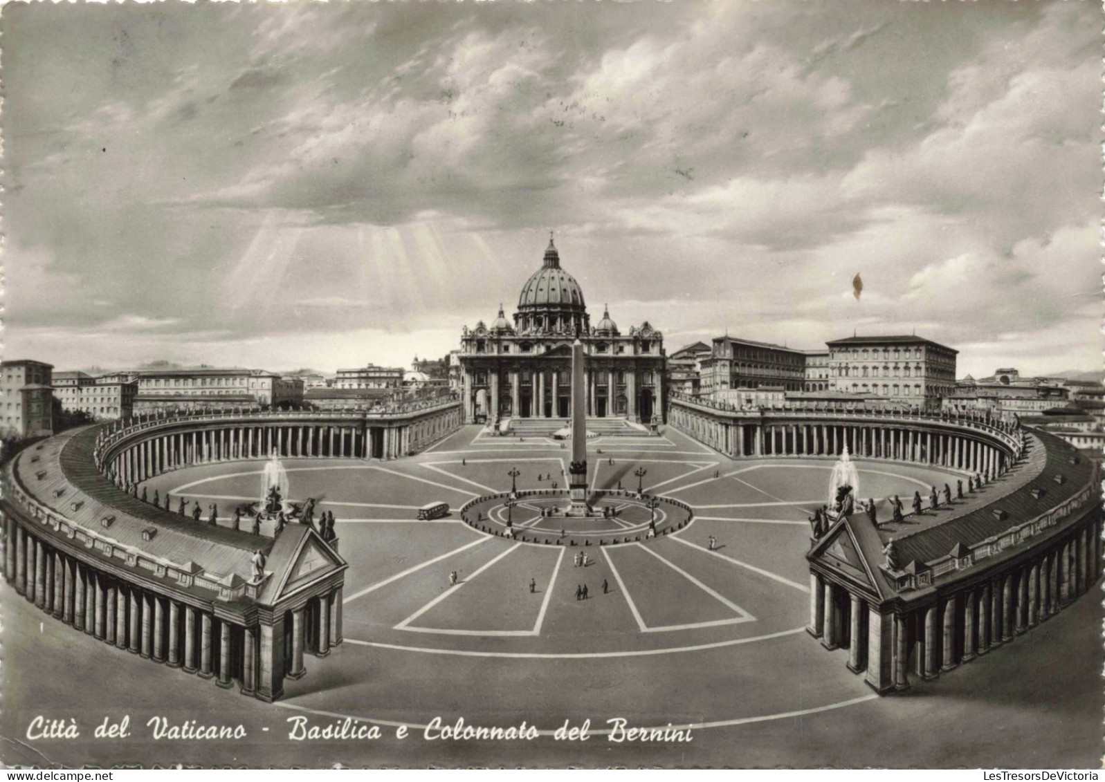 VATICAN - Cità Del Vaticano - Basilica E Colonnato Del Bernini - Carte Postale Ancienne - Vatikanstadt