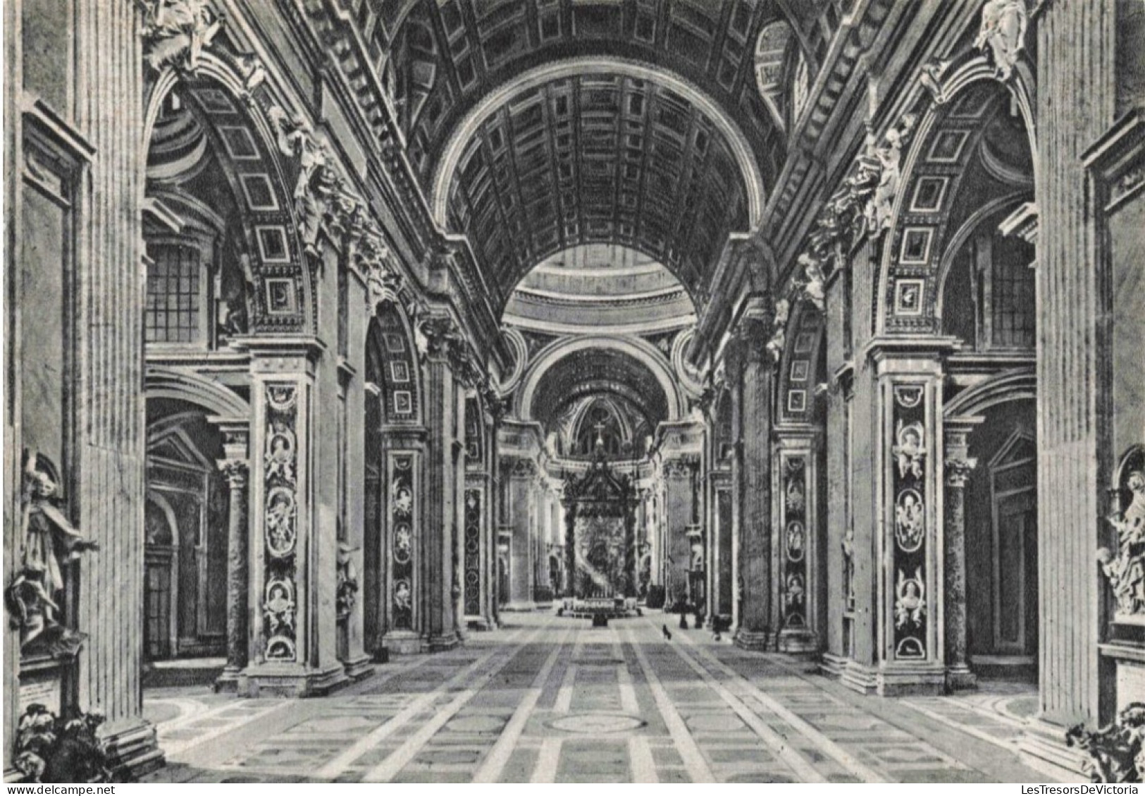 ITALIE - Rome - Basilique De St Pierre (intérieur) - Carte Postale Ancienne - Eglises