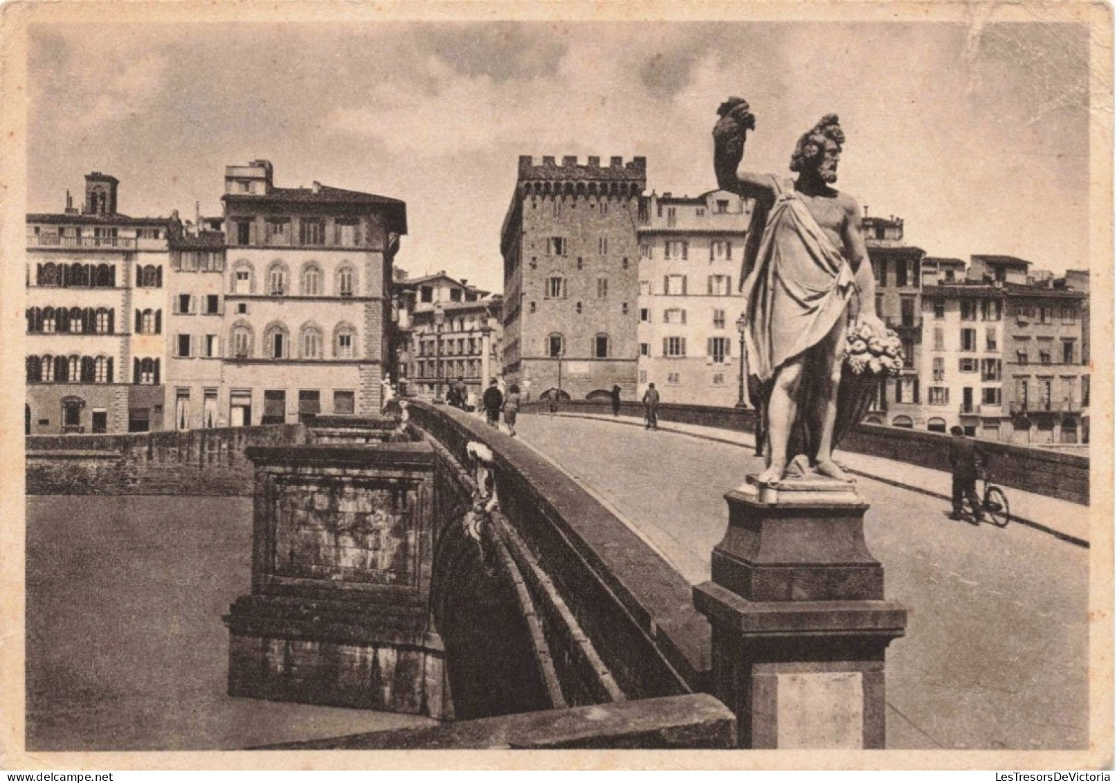 ITALIE - Firenze - Le Pont De "S Trinita" - Carte Postale Ancienne - Firenze (Florence)