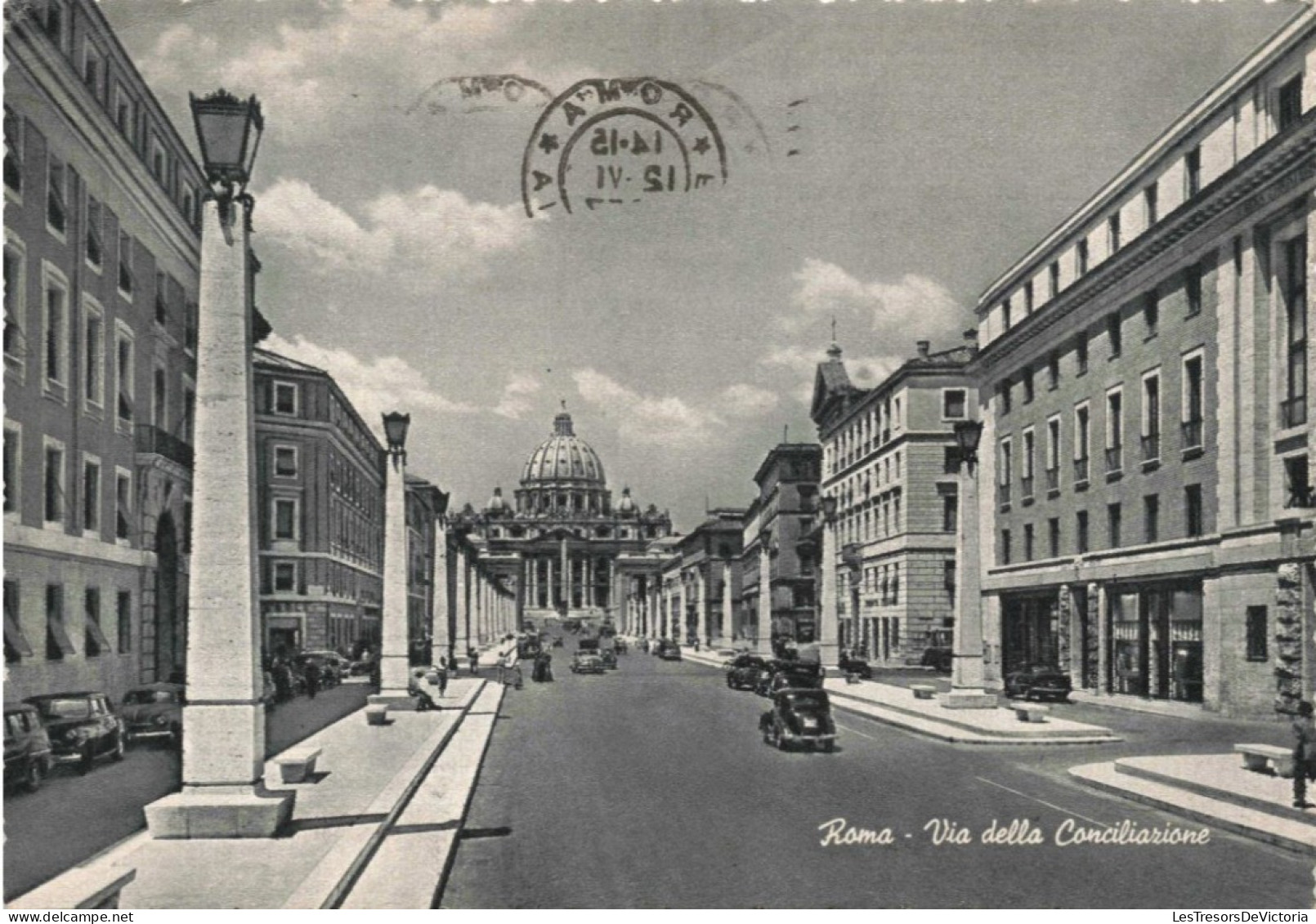 ITALIE - Rome - Rue De La Conciliation Et Saint-Pierre - Carte Postale Ancienne - San Pietro