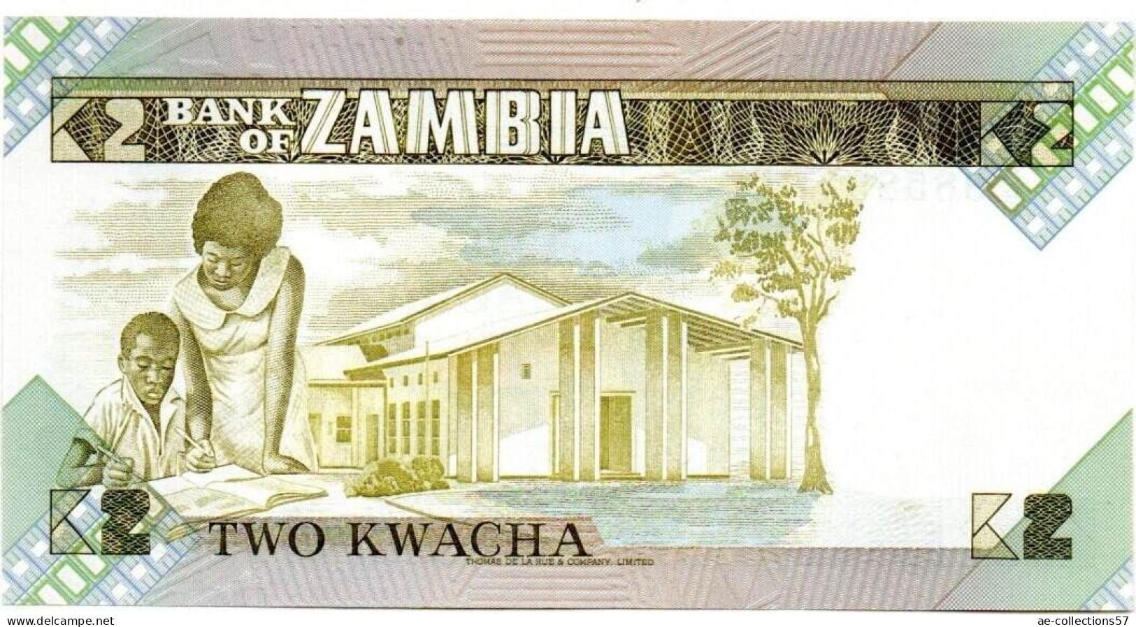 MA 14949  / Zambie 2 Kwacha UNC - Zambie