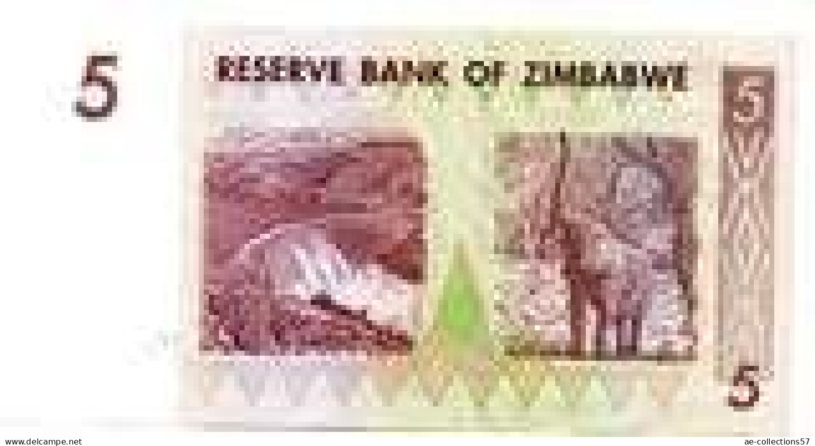 MA 23990  / Zimbabwe 5 Dollars 2007 UNC - Zimbabwe