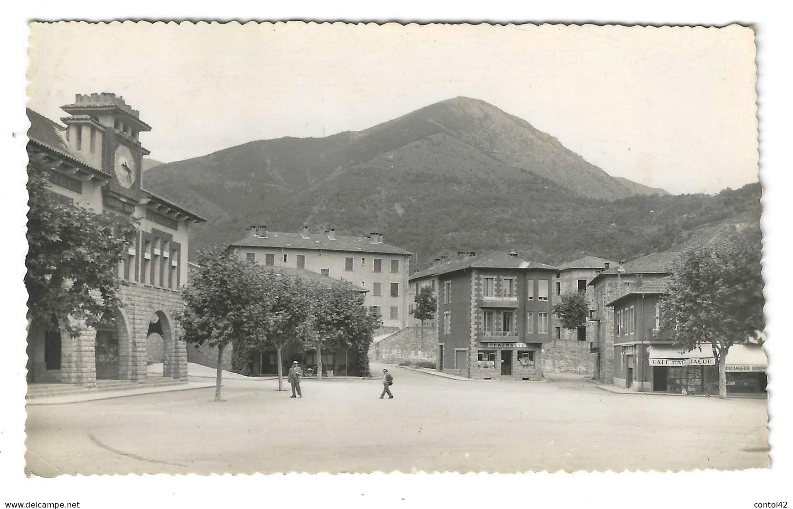 06 ROQUEBILLIERE PLACE DE LA MAIRIE VALLEE DE LA VESUBIE ALPES MARITIMES - Roquebilliere