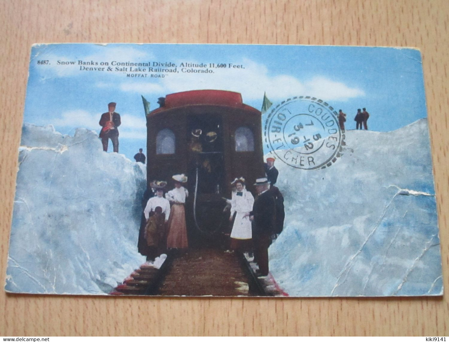 Snow Banks On Continental Divide - Denver & Salt Lake Railroad - "MOFFAT ROAD" - Denver