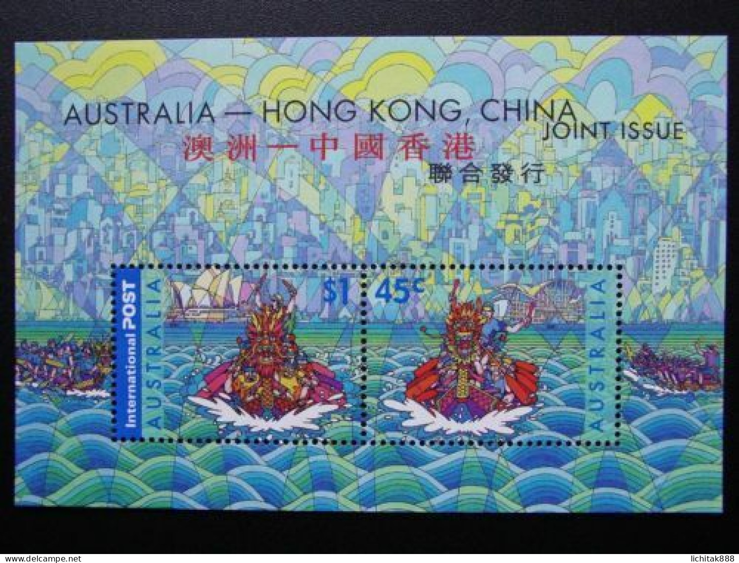 Australia 2001 Dragon Boat Races Stamps MS MNH - Feuilles, Planches  Et Multiples