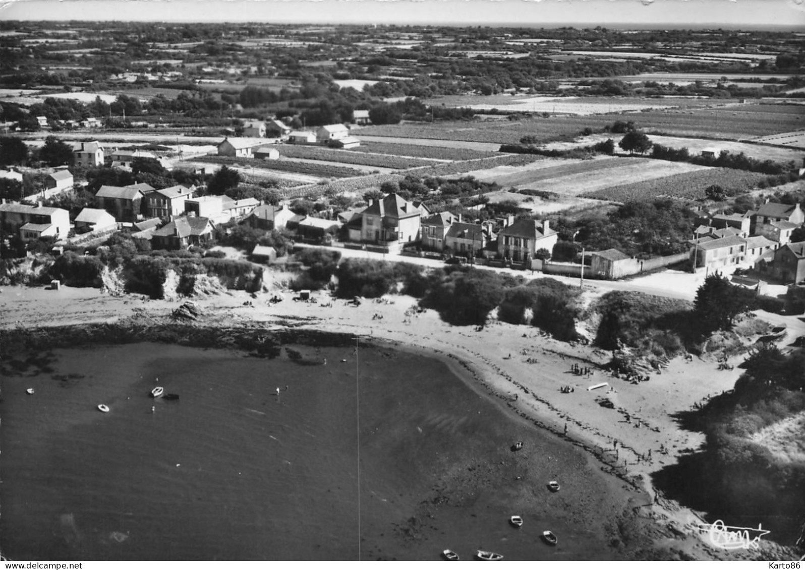 La Plaine Sur Mer * Le Cormier , Le Port Et La Plage , Vue Aérienne - La-Plaine-sur-Mer