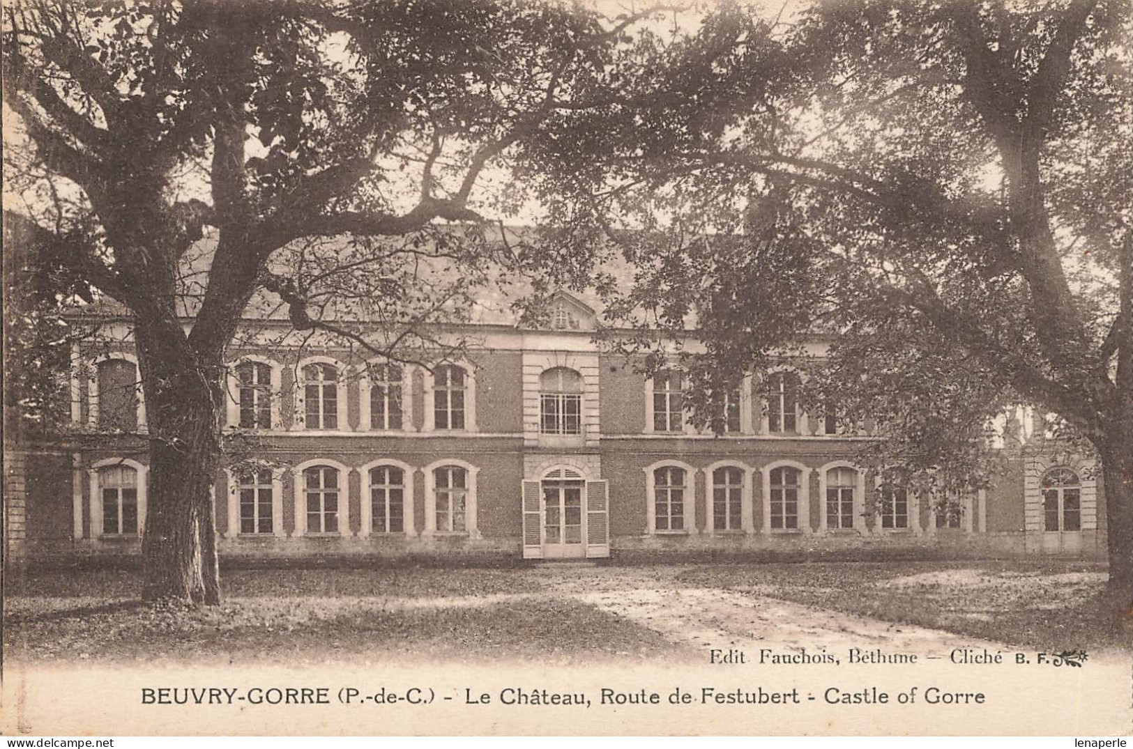 C9333 BEUVRY GORRE Le Château Route De Festubert - Beuvry