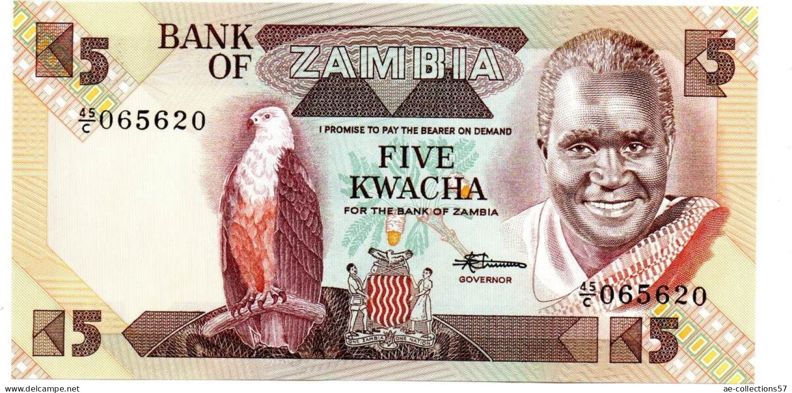 MA 25240  / Zambie 5 Kwacha UNC - Sambia