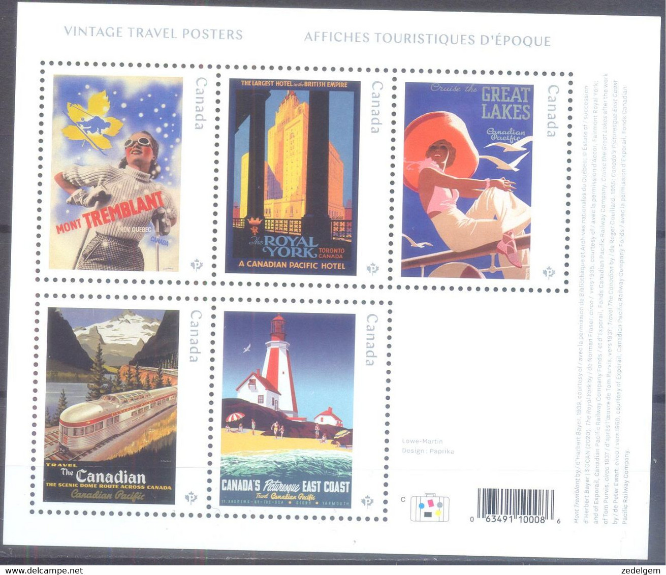 CANADA        (WER260) X - Unused Stamps