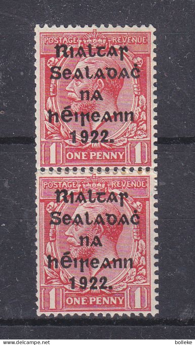 Irlande - Yvert 21 ** / * - Timbres Rouleaux - Avec Raccord - - Nuevos