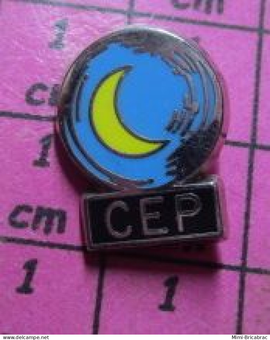 810D Pin's Pins / Beau Et Rare / ESPACE / CROISSANT DE LUNE CEP Par PICHARD - Ruimtevaart