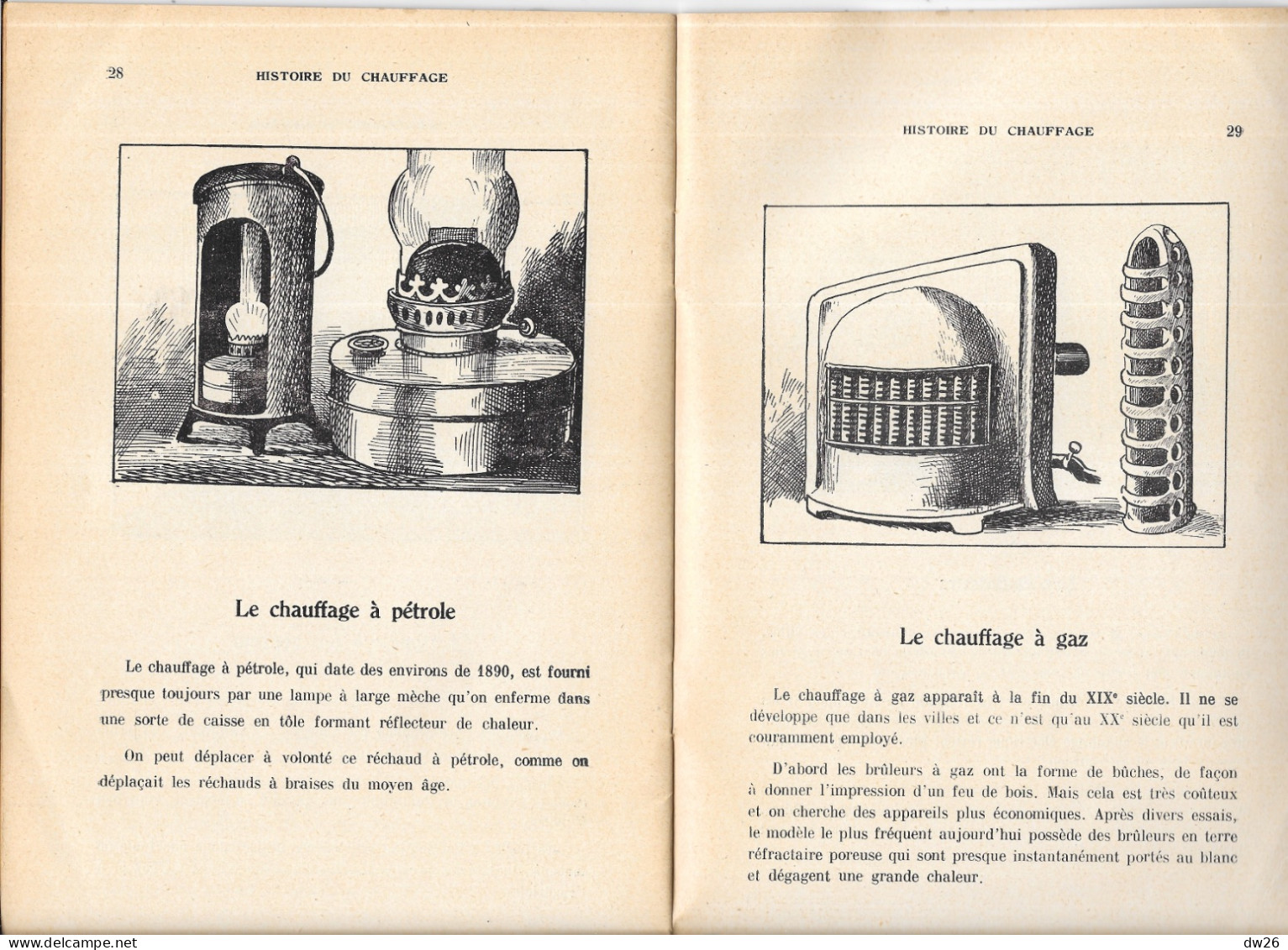 Bibliothèque De Travail N° 40, Octobre 1946: Histoire Du Chauffage (A. Carlier) L'Imprimerie à L'Ecole, Cannes - 6-12 Ans