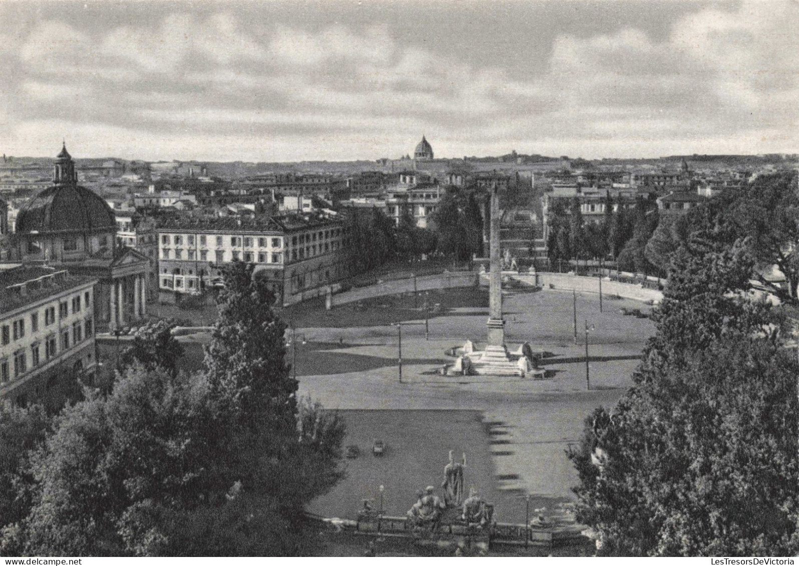 ITALIE - Roma - Piazza Del Popolo- Carte Postale Ancienne - Orte & Plätze