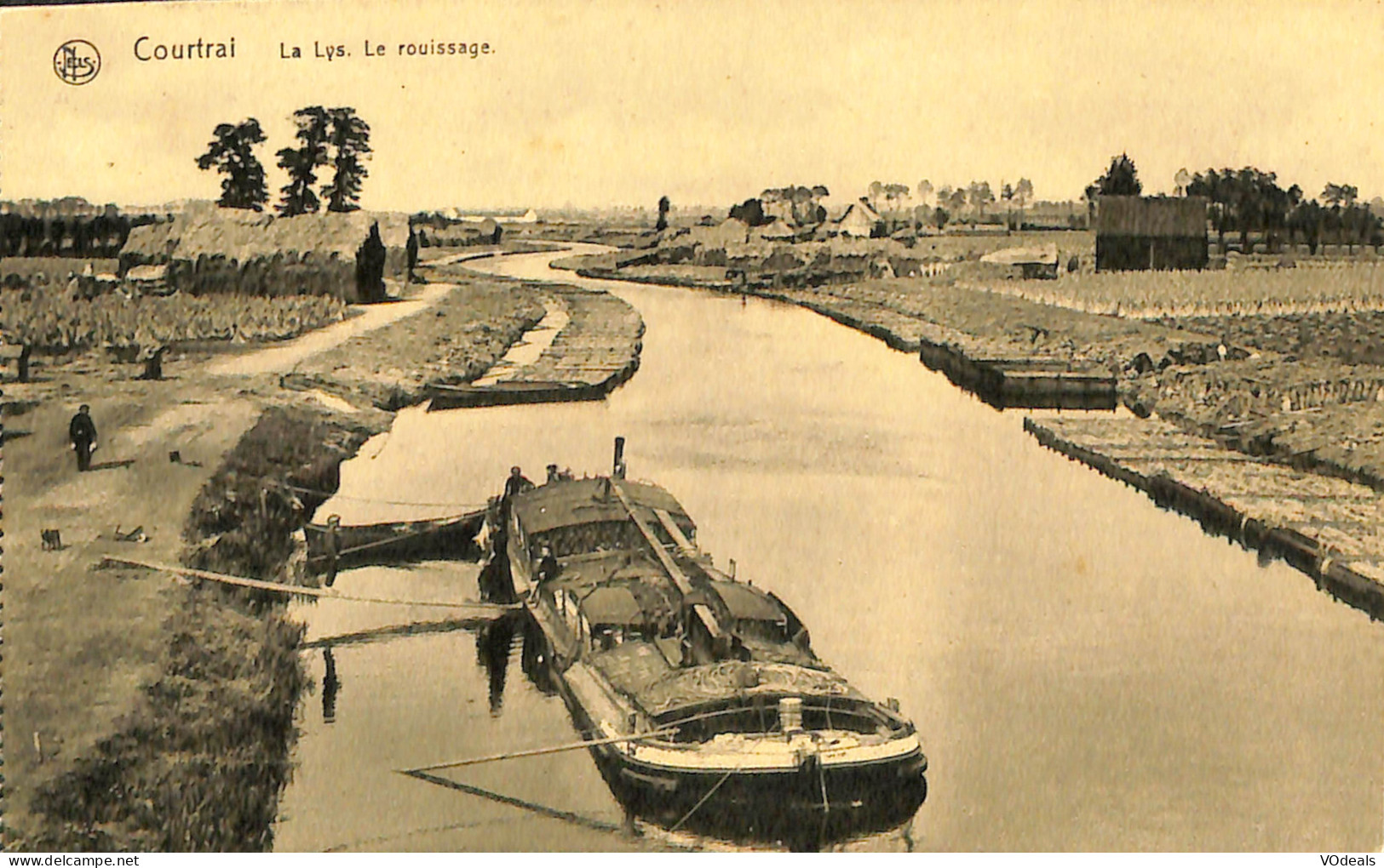 Belgique - Flandre Occidentale - Kortrijk - Courtrai - La Lys - Le Rouissage - Kortrijk