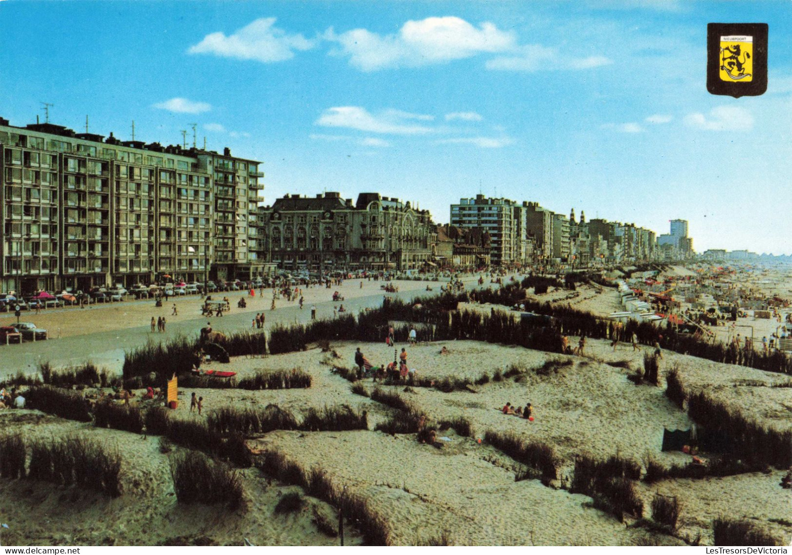 BELGIQUE - Nieuwpoort - Plage Et Digue De Mer - Colorisé - Carte Postale Ancienne - Nieuwpoort