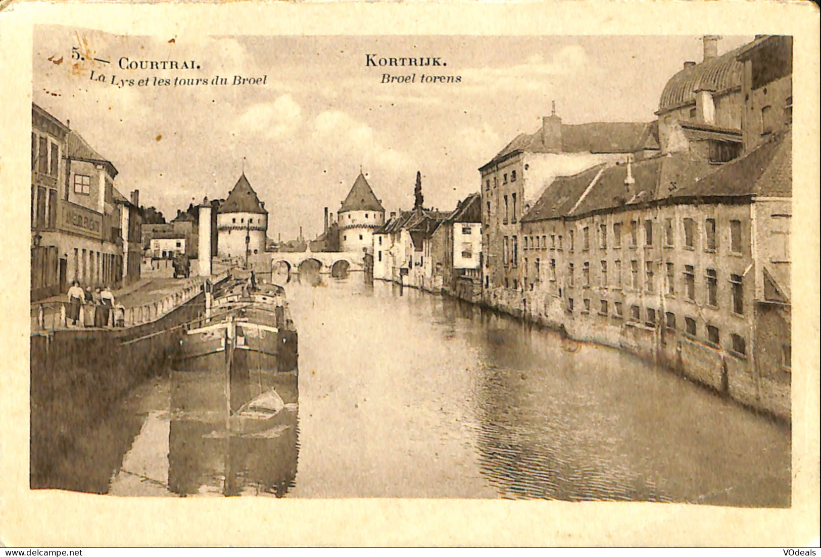 Belgique - Flandre Occidentale - Kortrijk - Courtrai - La Lys Et Les Tours Du Broel - Kortrijk