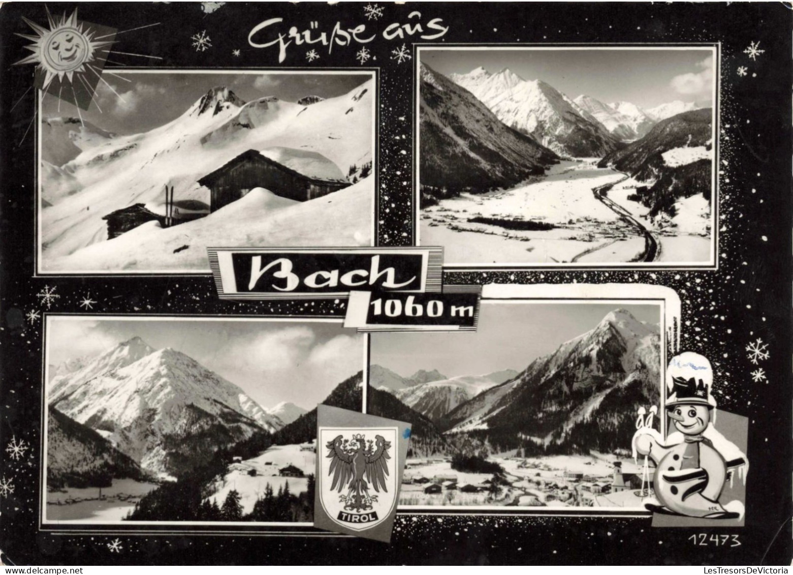 Autriche - Bach - Vue Générale - Carte Postale Ancienne - Reutte