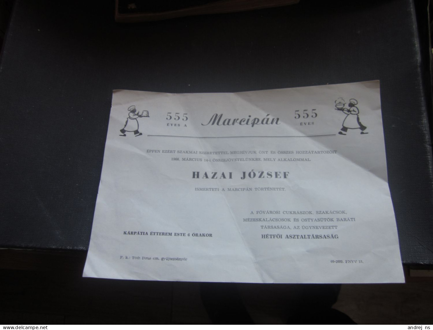 Marcipan Marzipan 555 Years  Red Seal Budapest Porto - Lettres & Documents