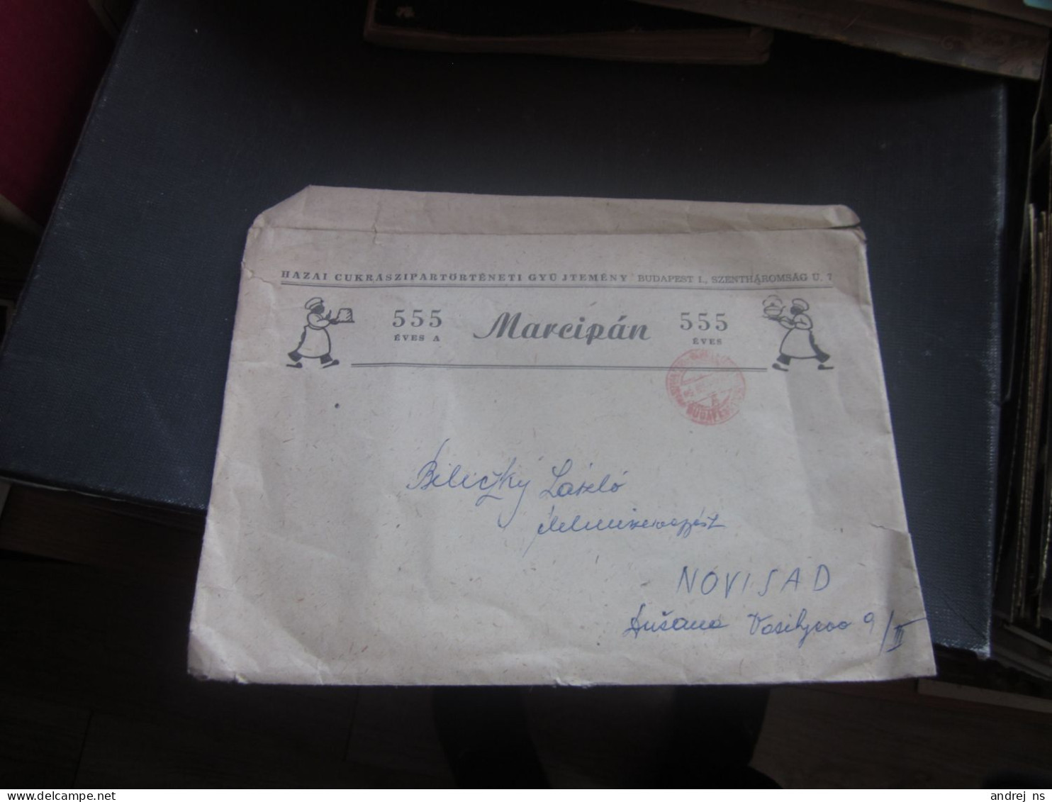 Marcipan Marzipan 555 Years  Red Seal Budapest Porto - Lettres & Documents