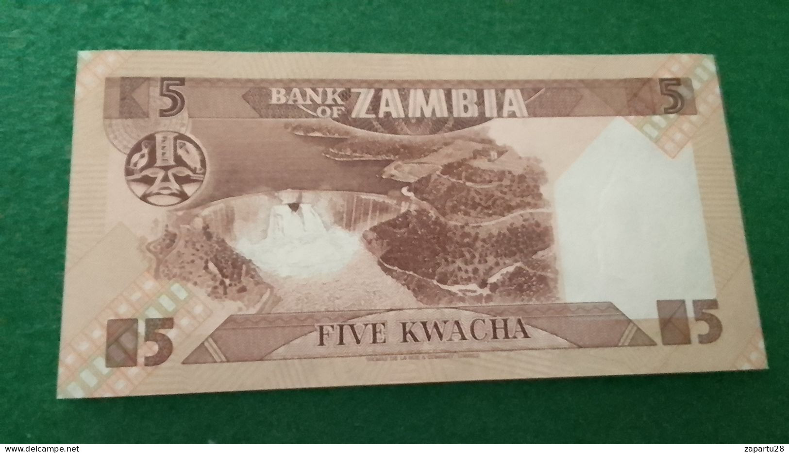 ZAMBİYA-     5     KWACHA        UNC - Zambie