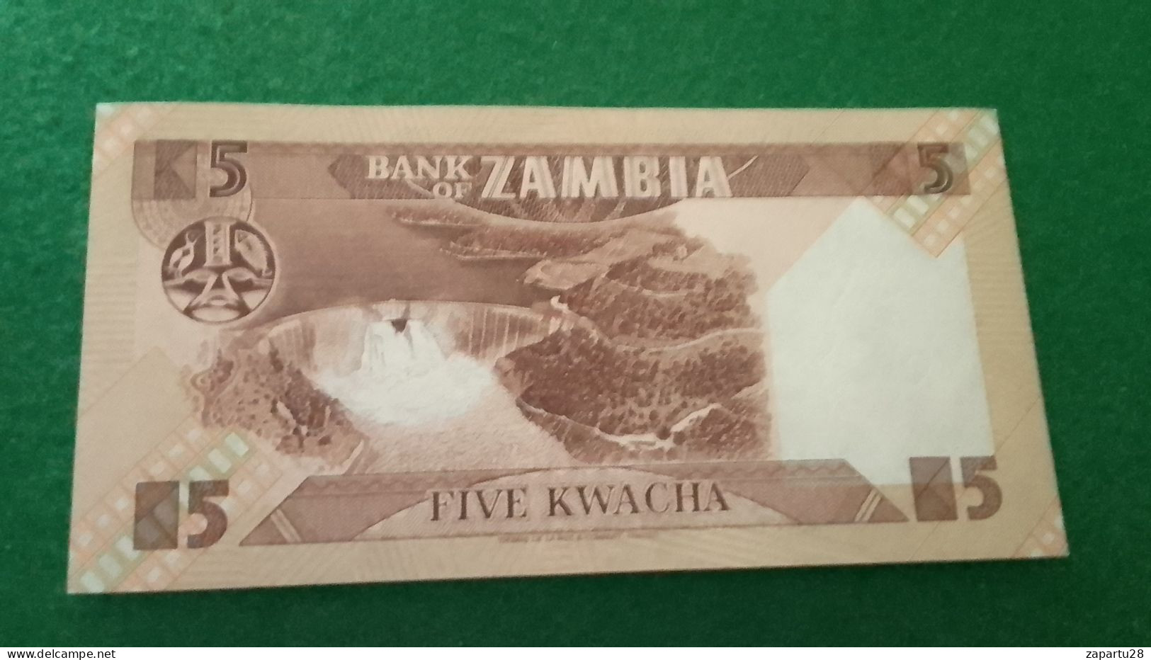 ZAMBİYA-     5     KWACHA        UNC - Zambie